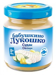 Пюре Бабушкино лукошко судак овощи с 8 мес 100 г