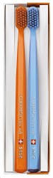 Набор Curaprox зубные щетки ультра софт 0.10 мм 2 шт. оранжевый
