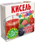 Кисель, Трапеза 220 г 1 шт лесная ягода на фруктовом соке + 10 витаминов брикет