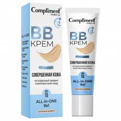 BB-крем для лица Compliment Совершенная кожа 9в1 SPF10 35 мл тон натурально-бежевый