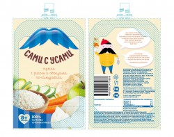 Пюре Сами с Усами треска с рисом 100 г