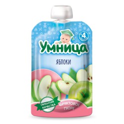 Пюре Умница яблоко с 4 мес 100 г