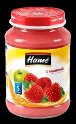 Пюре Hame малина с 5 мес 190 г